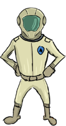 Space Traveling Under Less Favourable Condition - The nameless hero