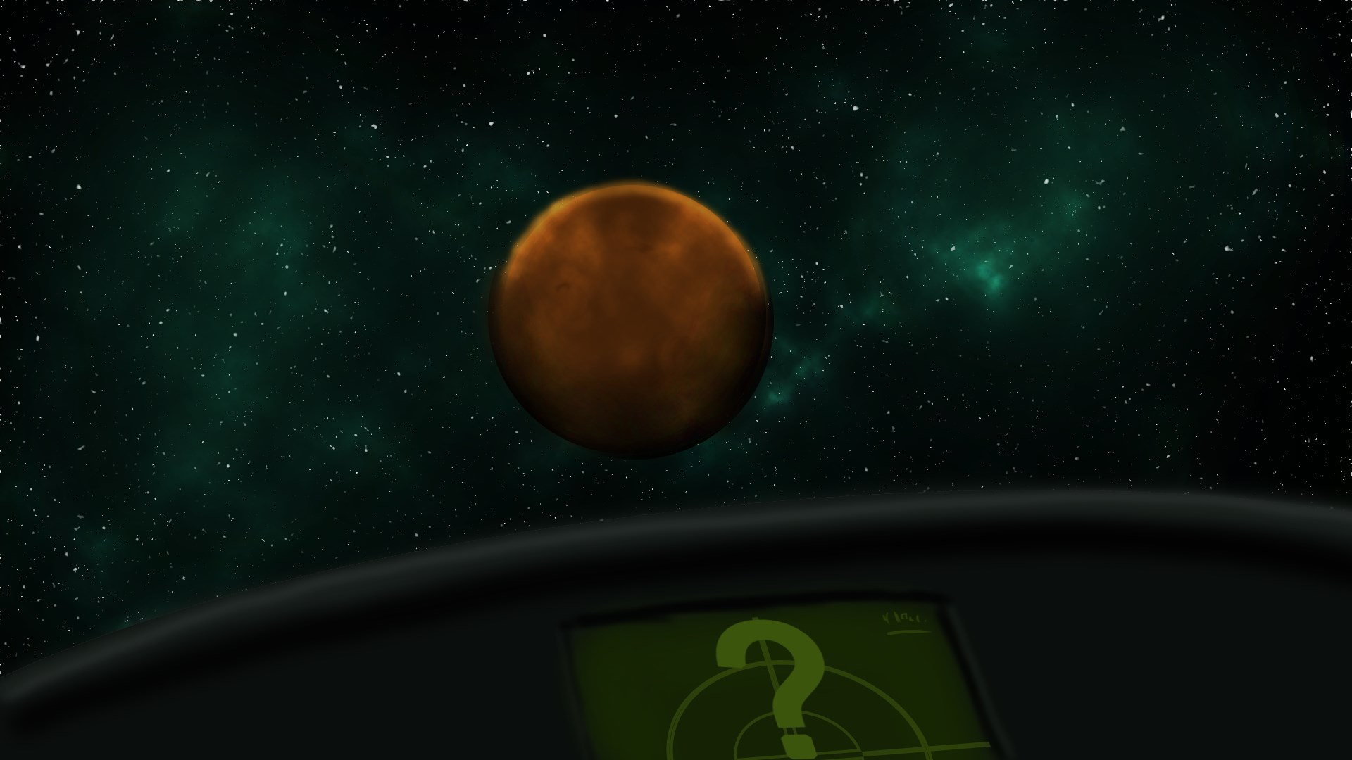 From the handbook of civil space travel: Never lose your bearings