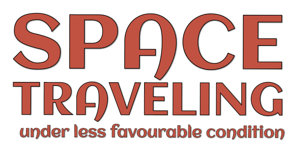 Space Traveling Under Less Favourable Condition - The logo of the indie platform game